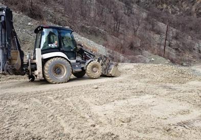 Расчистен патот кон село Видуше, Општина Маврово и Ростуше