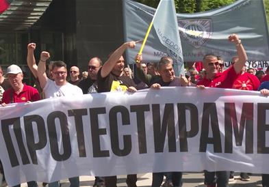 ССМ утре во 9 часот ги почнува најавените блокади за минималец од 600 евра и раст на сите плати од 100 евра 