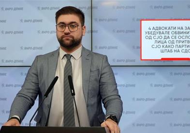 Манасиевски: 4 адвокати на Заев ги убедувале обвинителите од СЈО да се ослободат лица од притвор