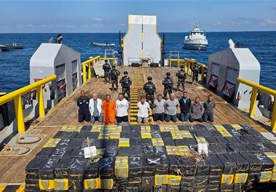 Салвадорската морнарица заплени рекордни 6,6 тони кокаин во Пацификот