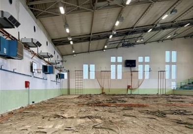 Во тек е реконструкција на спортска сала во пробиштипското училиште „Никола Карев“