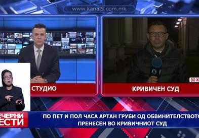 По 14-месечно бегство, Обвинителството предлага куќен притвор за Артан Груби- судот најверојатно ќе прифати