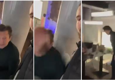 Видео: Драган Бјелогрлиќ се скара со тиктокер, му го турна мобилниот