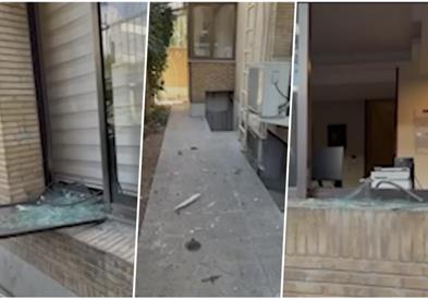 Фото: Во нападот на Техеран оштетена Амбасадата на Србија во главниот град на Иран