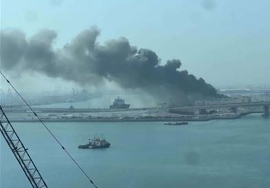 ОАЕ: Напад со дронови од Иран предизвика пожар во француска поморска база во Абу Даби(видео)