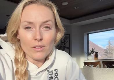 Линдзи Вон е чудо- пред еден месец се бореше за живот, а сега веќе тренира (ВИДЕО)