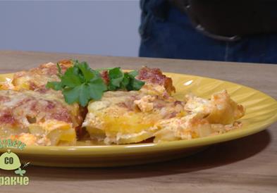 „Гответе со Дракче“ - Компири во рерна