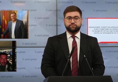 Манасиевски: Башановиќ, кумот на Александар Вучиќ и екс советник на Зоран Заев, го води ПР-от на СДС и Филипче