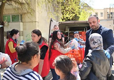 Ѓорѓиевски учествуваше во хуманитарна акција насочена кон поддршка на бездомни и социјално загрозени лица