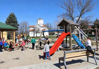 Чешиново-Облешево доби нов, модерен простор за рекреација на најмладите