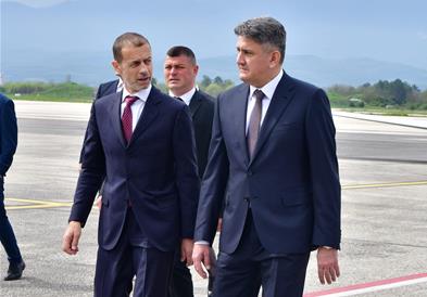 Претседателот на УЕФА Александар Чеферин во официјална посета на ФФМ: Потврда за силната поддршка за македонскиот фудбал