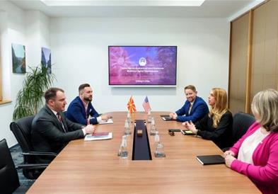 Средба Андоновски - Варнс: Продлабочување на соработка со САД во кибербезбедноста и дигиталната трансформација