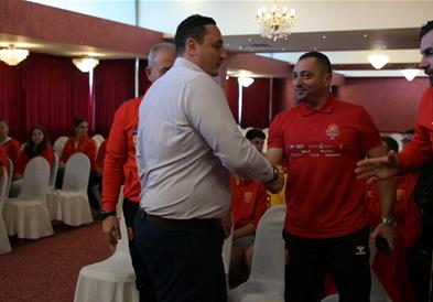 Министерот Борко Ристовски ги посети македонските ракометни надежи