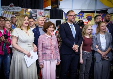 Сиљановска-Давкова го прогласи за отворено 38. издание на Саемот на книгата