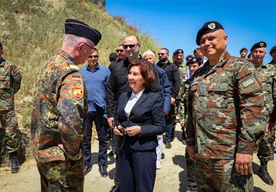 Сиљановска-Давкова: „Блесок 26“ ја докажа нашата подготвеност за колективната одбрана на националната, регионалната, европската и светската безбедност и мир
