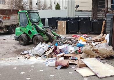 ЈП Комунална хигиена-Скопје отстрани 620 кубни метри отпад од диви депонии 