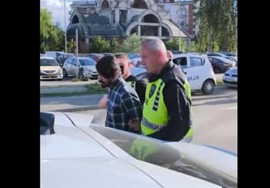 Уапсен е претседателот на подмладокот на Левица- извадил палестинско знаме на ракометен натпревар (ВИДЕО)
