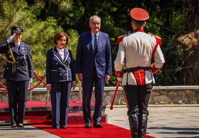 Претседателот на швајцарската конфедерација, Ги Пармелан во посета на Македонија