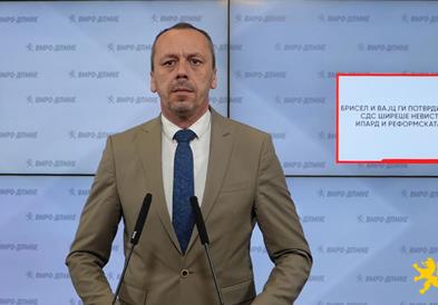 Петрушевски: Брисел и Вајц ги потврдија фактите, СДС ширеше невистини за ИПАРД и Реформската агенда