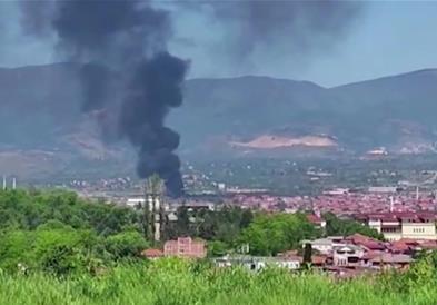Пожарот во Визбегово е сè уште активен, но под контрола