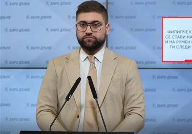 Манасиевски: Филипче како Коте од Руља, се стави на тацна на Бугарија и на Румен Радев, догматично ги следи чекорите на Заев