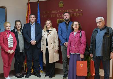 Градоначалникот на Општина Илинден оствари работна средба со претставници од делагацијата на Херцег Нови