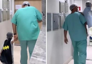 Детски хирург го воодушеви светот: Децата ги облекува како суперхерои, зад тоа стои тажна приказна (ВИДЕО)