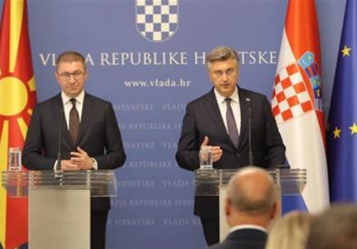 Хрватскиот премиер Пленковиќ утре во посета на Македонија- Мицкоски ќе го пречека во Охрид 