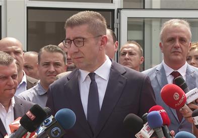 Посетата на претседателот на Европскиот совет Антонио Кошта, нема да ја промени позицијата на владата - вели Мицкоски 