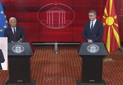 Средба Мицкоски-Кошта: Потврдени заложбите за евроинтергативниот пат на Македонија