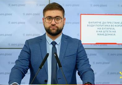 Манасиевски: Филипче да престане да води политика во корист на Бугарија, а на штета на Македонија