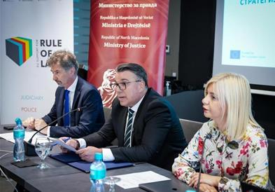 МП: Реализацијата на Развојната секторска стратегија за правосудство достигна 56,9%