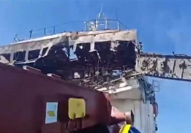 Украински дронови погодиле пет бродови- меѓу загинатите и државјани на Азербејџан (ВИДЕО)