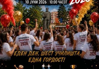 Прва полуматурска парада во Ѓорче Петров – еден ден, шест училишта, една гордост