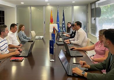 Директорот на Дирекцијата за ТИРЗ оствари средба со германската компанија Heidelberger Druckmaschinen