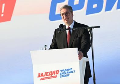 Вучиќ: Последен пат како претседател ви се обраќам пред толкав собир (ВИДЕО)