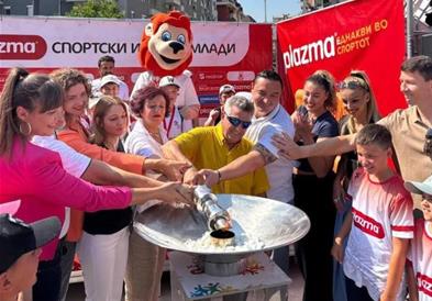 Ристовски ги поздрави учесниците на Државното првенство на „Плазма спортските игри за млади 