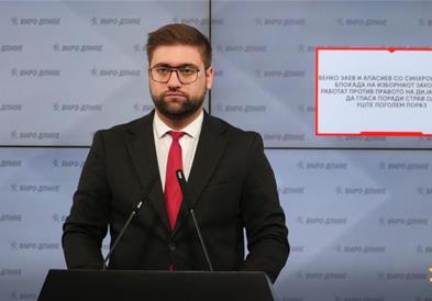 Манасиевски: Венко Заев и Апасиев со синхронизирана блокада на Изборниот законик