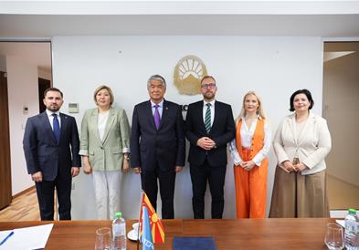 Средба на министерот Љутков со генералниот секретар на ТУРКСОЈ, Султан Раев