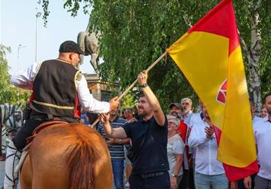 48. Традиционален илинденски коњички марш – коњаниците повторно тргнуваат од Горно Лисиче кон Крушево