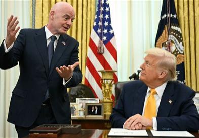 Доналд Трамп сака Инфантино да застане на чело на Обединетите нации 