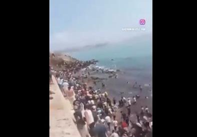 72 лица загинаа за време на неодамнешниот масовен прилив на мигранти во шпанската енклава Сеута од Мароко