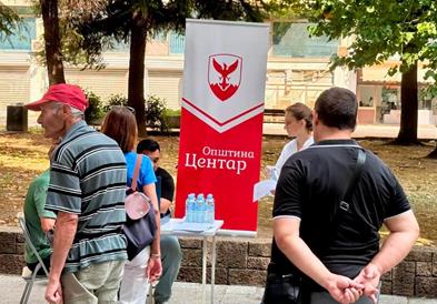 Герасимовски: Инфо-штандови и здравствени проверки за поддршка на граѓаните во услови на топлотен бран