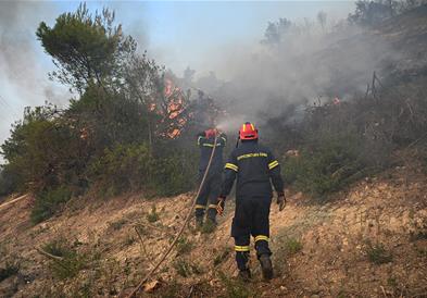 Во моментов состојбата со пожарот на Халкидики е подобрена