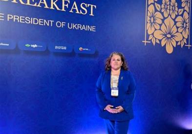 Пратеничката Славјанка Петровска учествува на Националниот молитвен појадок на Украина во Киев