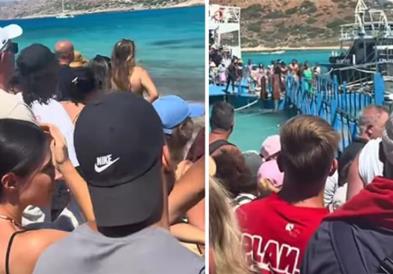 Позната плажа во Грција „под опсада“ од туристи- почнуваат забрани за капачите (ВИДЕО)