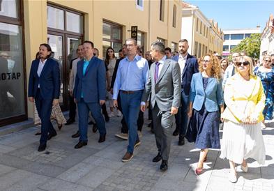 Мицкоски: Целосно е реконструирана старата чаршија во Гевгелија, продолжуваме со работа