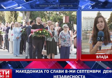 Македонија го слави 8-ми Септември, Денот на независноста