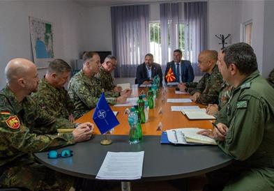 Командантот на Здружената команда на сојузничките сили на НАТО во Неапол во посета на нашата земја и Армијата