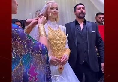 Невеста добила килограми чисто злато на свадбата- сега полицијата ја уапси и ѝ го одзеде накитот (ВИДЕО)